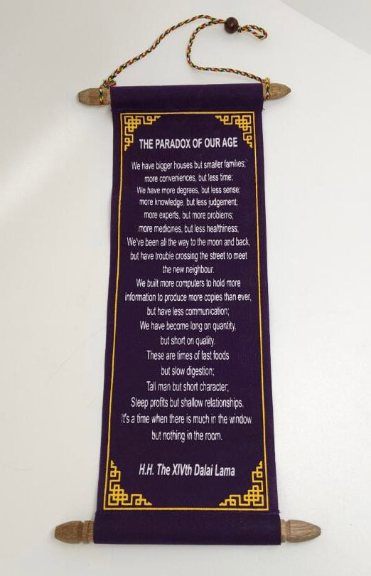 Dalai Lama Scroll