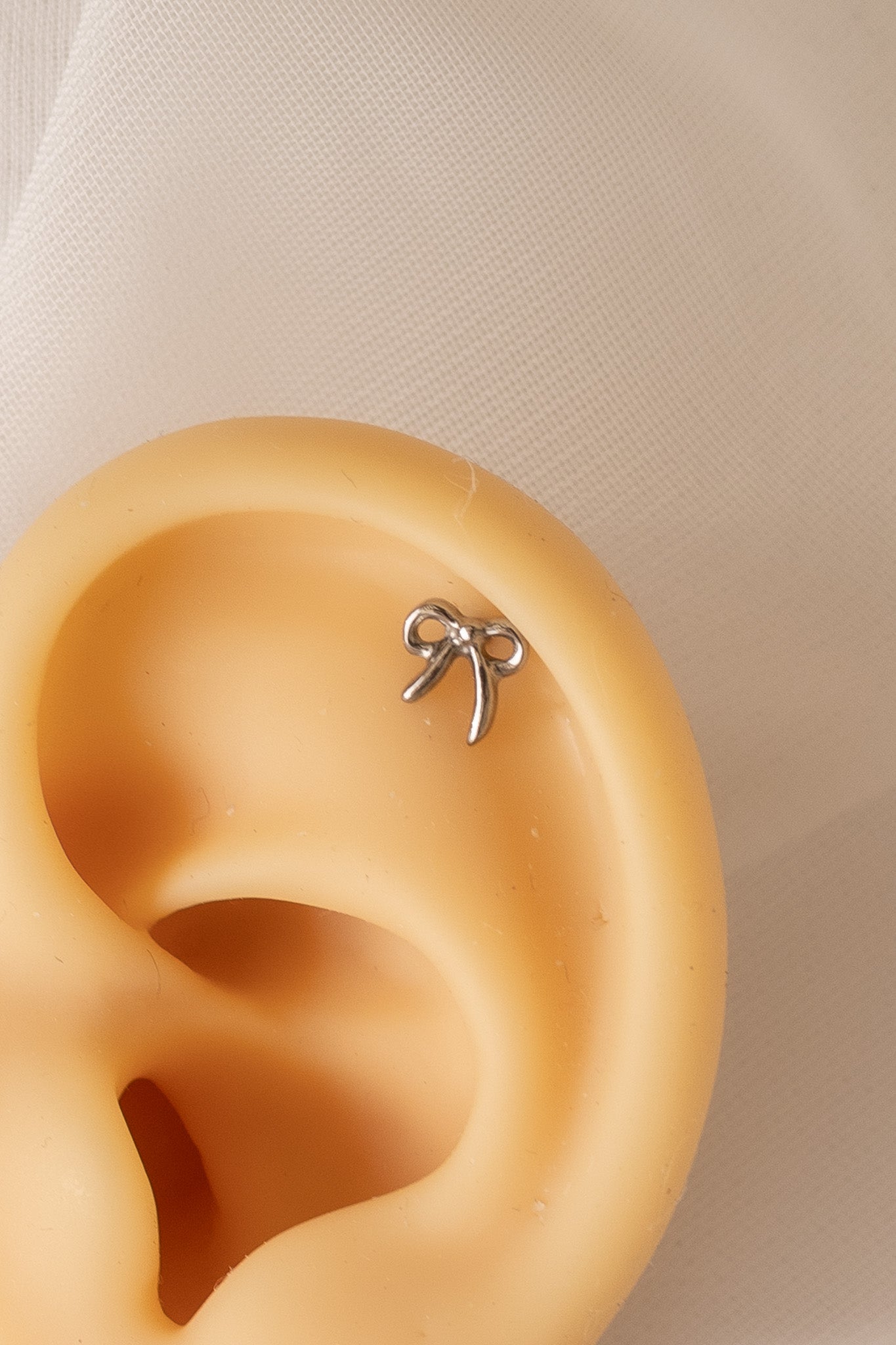 Bow Flat Back Stud - Osadia Concept Store