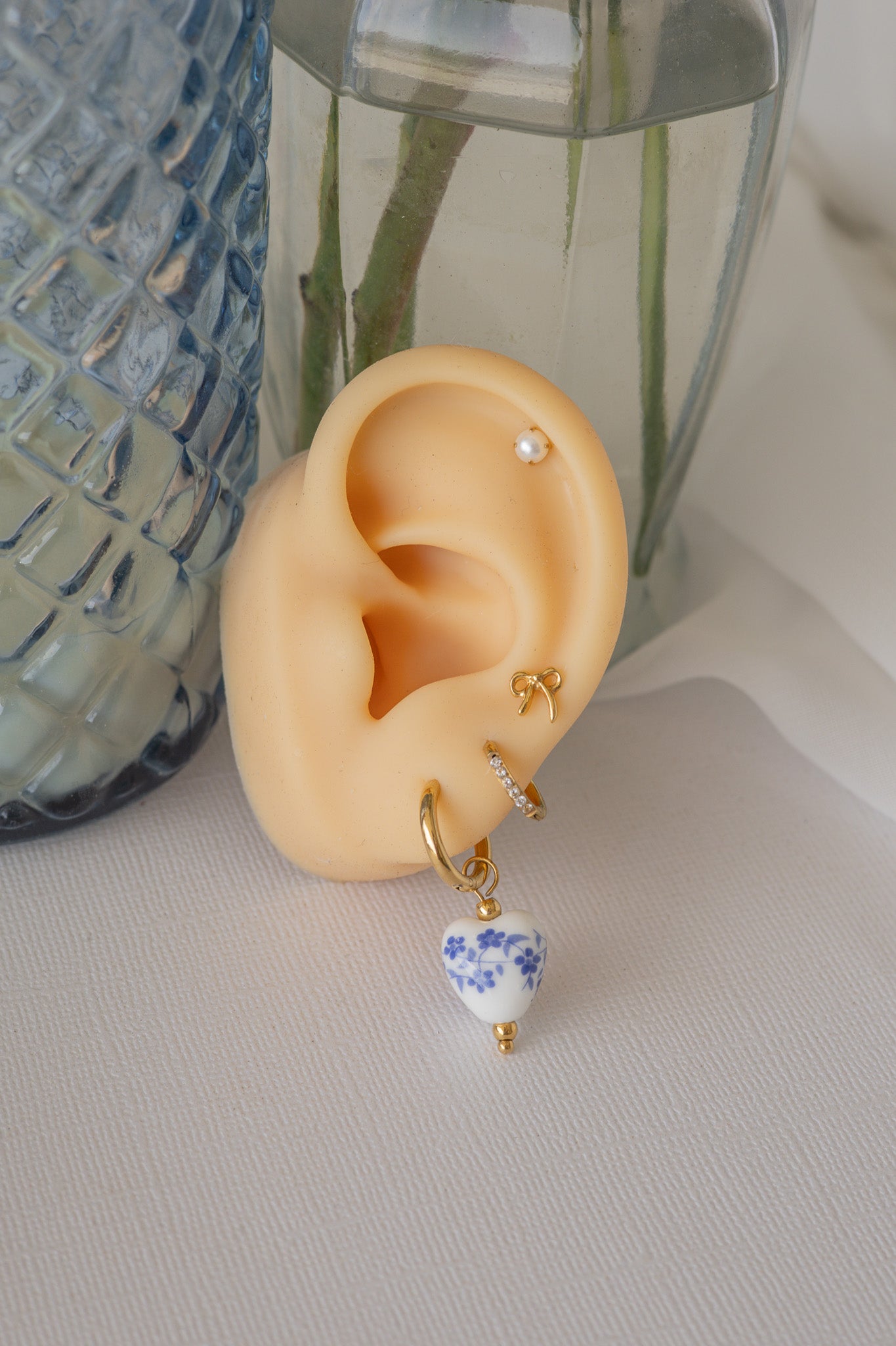 Bow Flat Back Stud - Osadia Concept Store