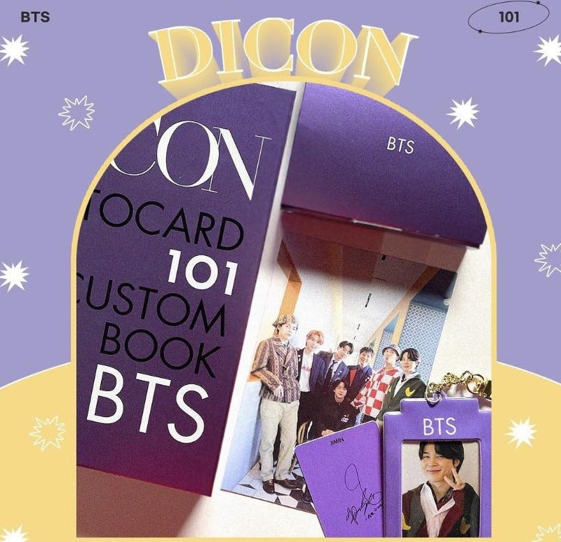 BTS D-Icon (Dicon) Photocard 101 : Custom Book
