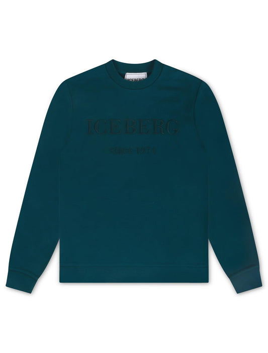 Iceberg Institutional Logo Sweatshirt - Bluette