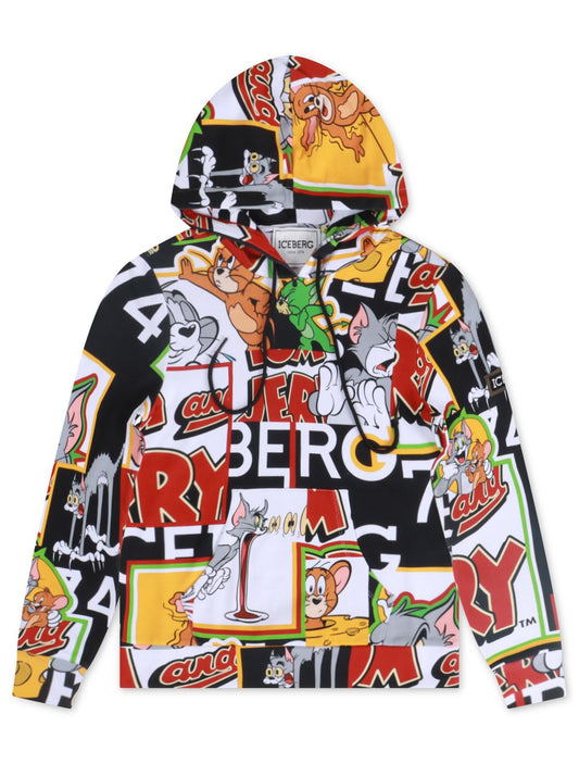 Iceberg All Over Cartoon Hoodie - Cartoon Design