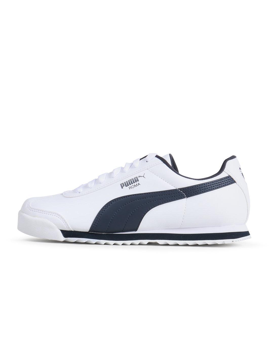 Puma Mens Roma Basic - White/Navy