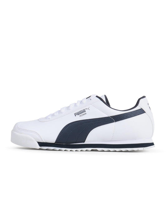 Puma Mens Roma Basic - White/Navy