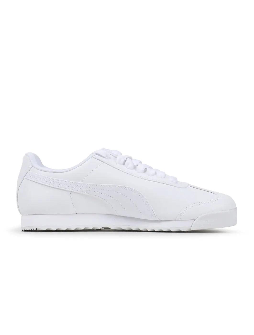 Puma Mens Roma Basic - White/ Light Grey