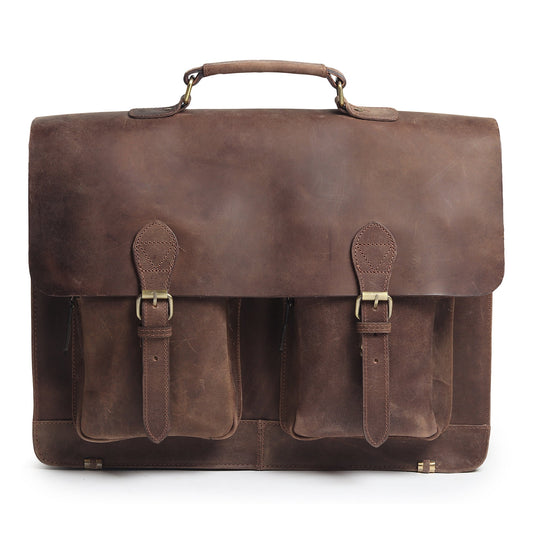 Buffalo Leather Messenger Bag - Osadia Concept Store