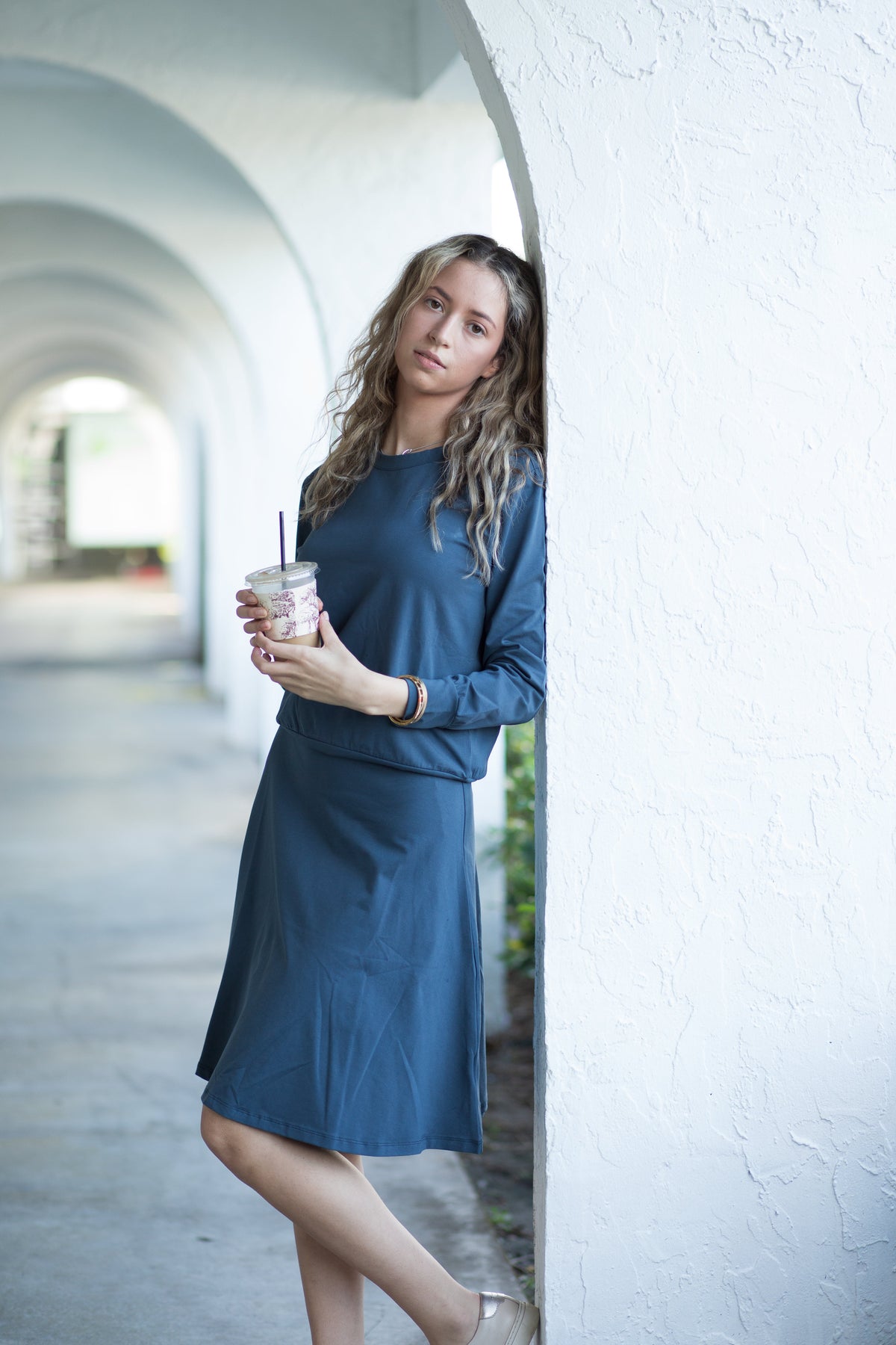 O-Skirt- Slate