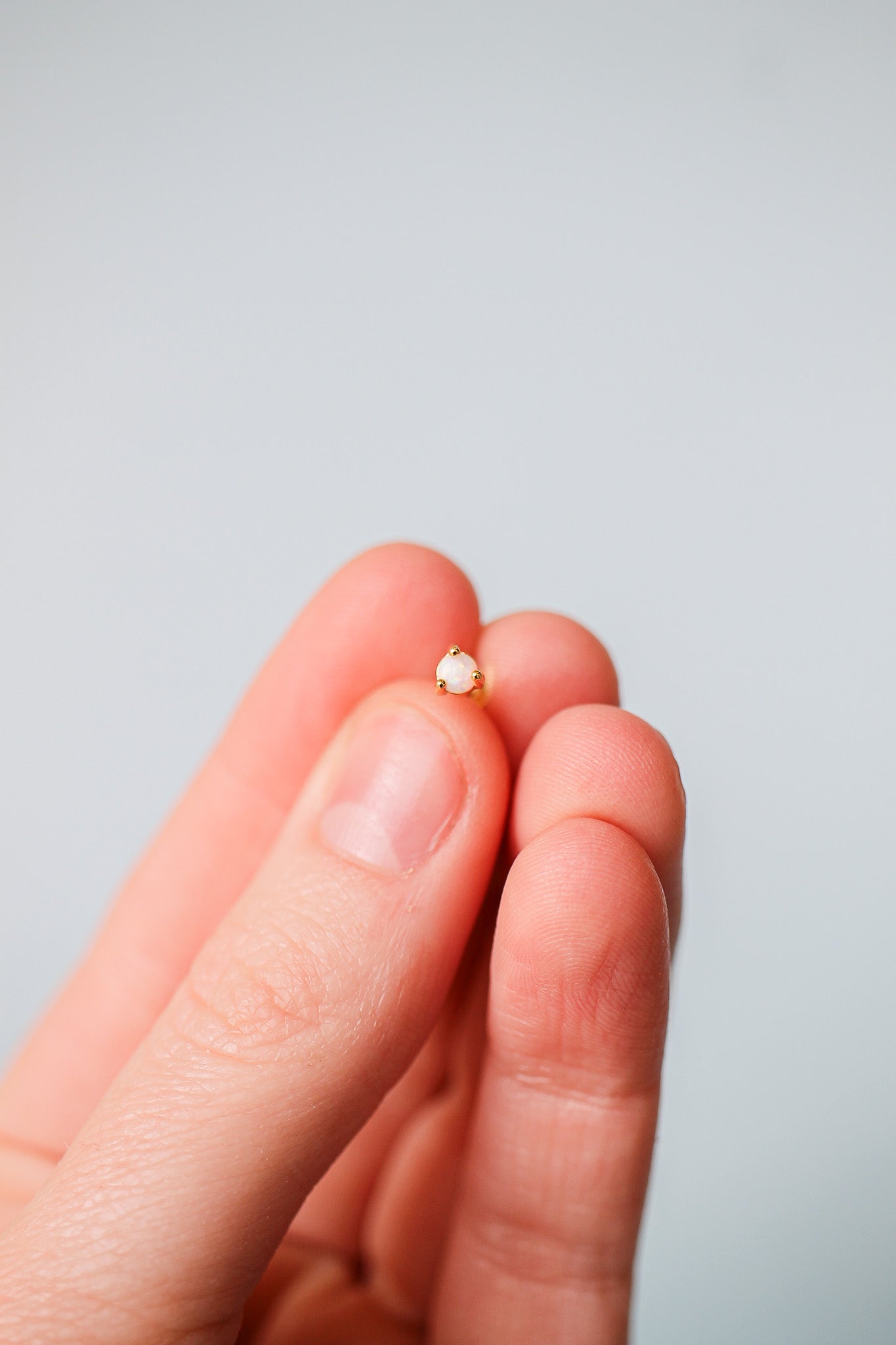Opal Gem Flat Back