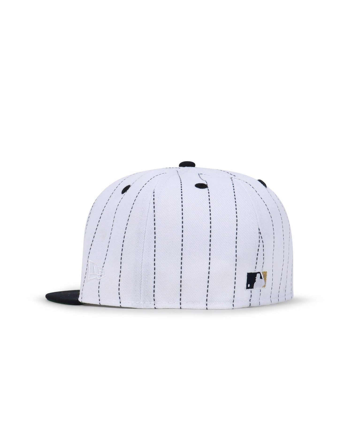 New Era 5950 Brooklyn Dodgers Jackie Robinson Hat - Stripe White
