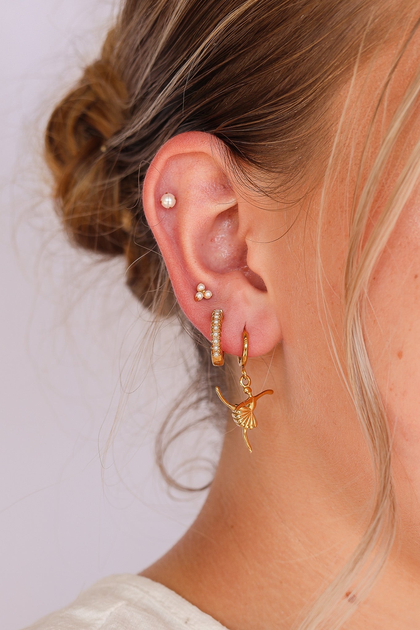 Pearl Trio Flat Back - Osadia Concept Store