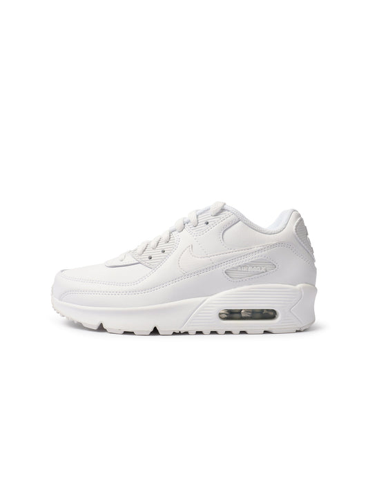 Nike Big Kids Airmax 90 LTR - White/White