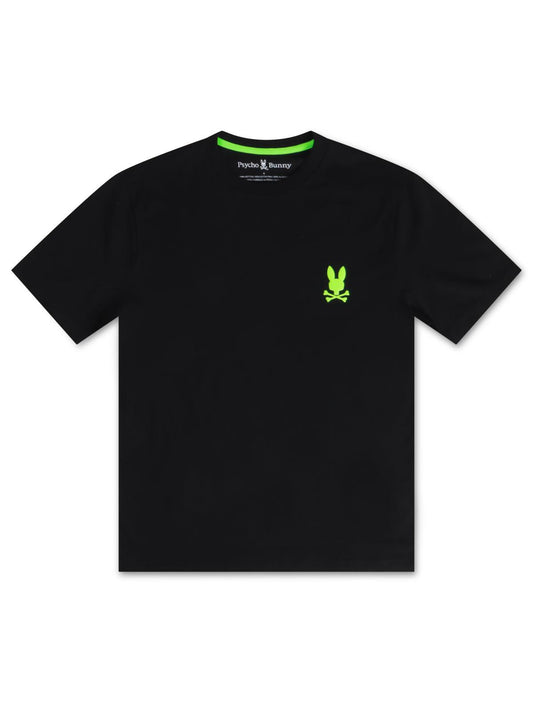 Psycho Bunny Mens Maybrook Back Graphic Tee - Blk