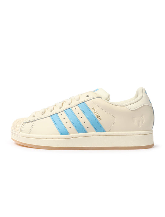 Adidas Mens Superstar Messi Shoes - Cream