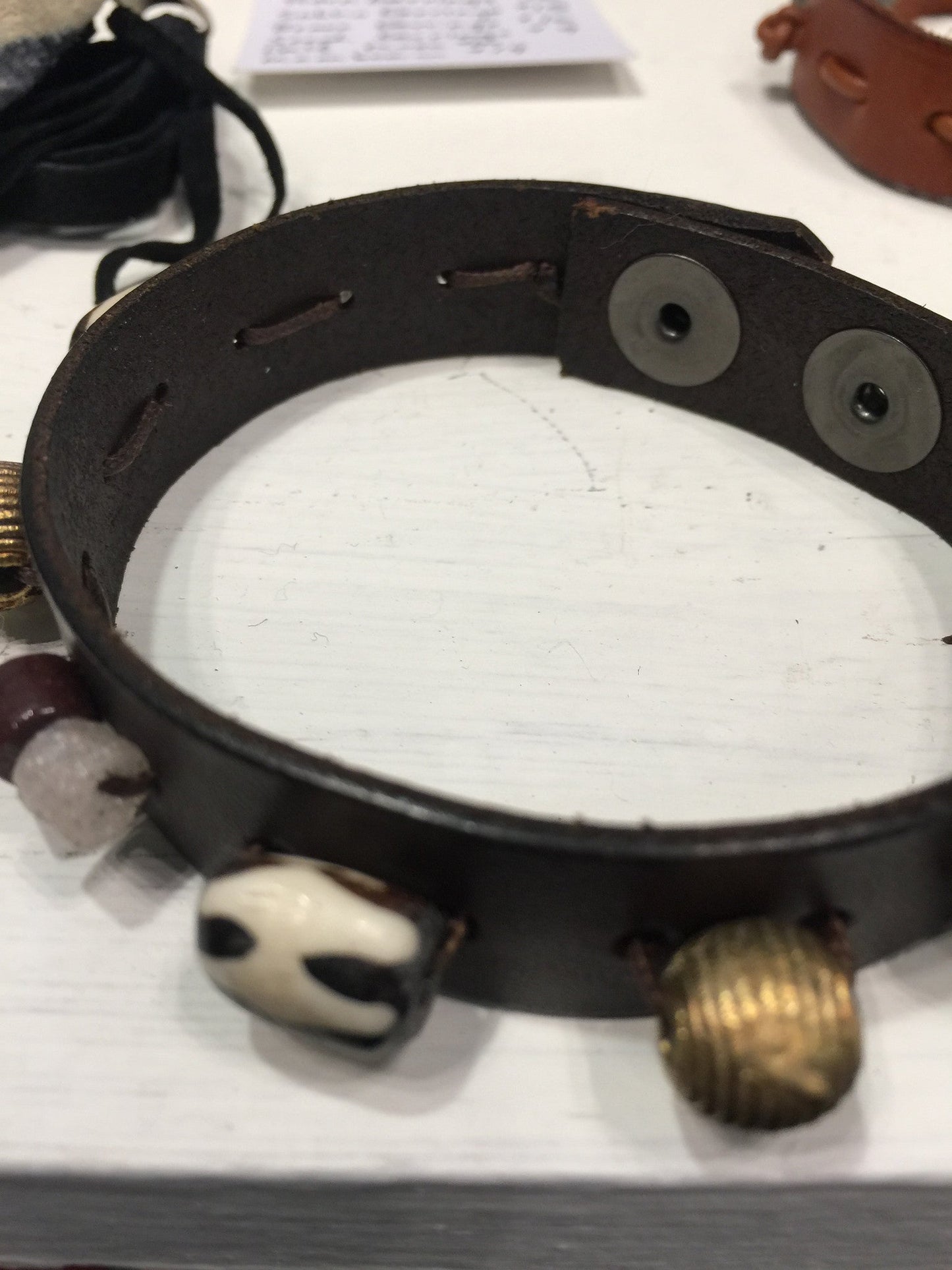 Leather bracelet