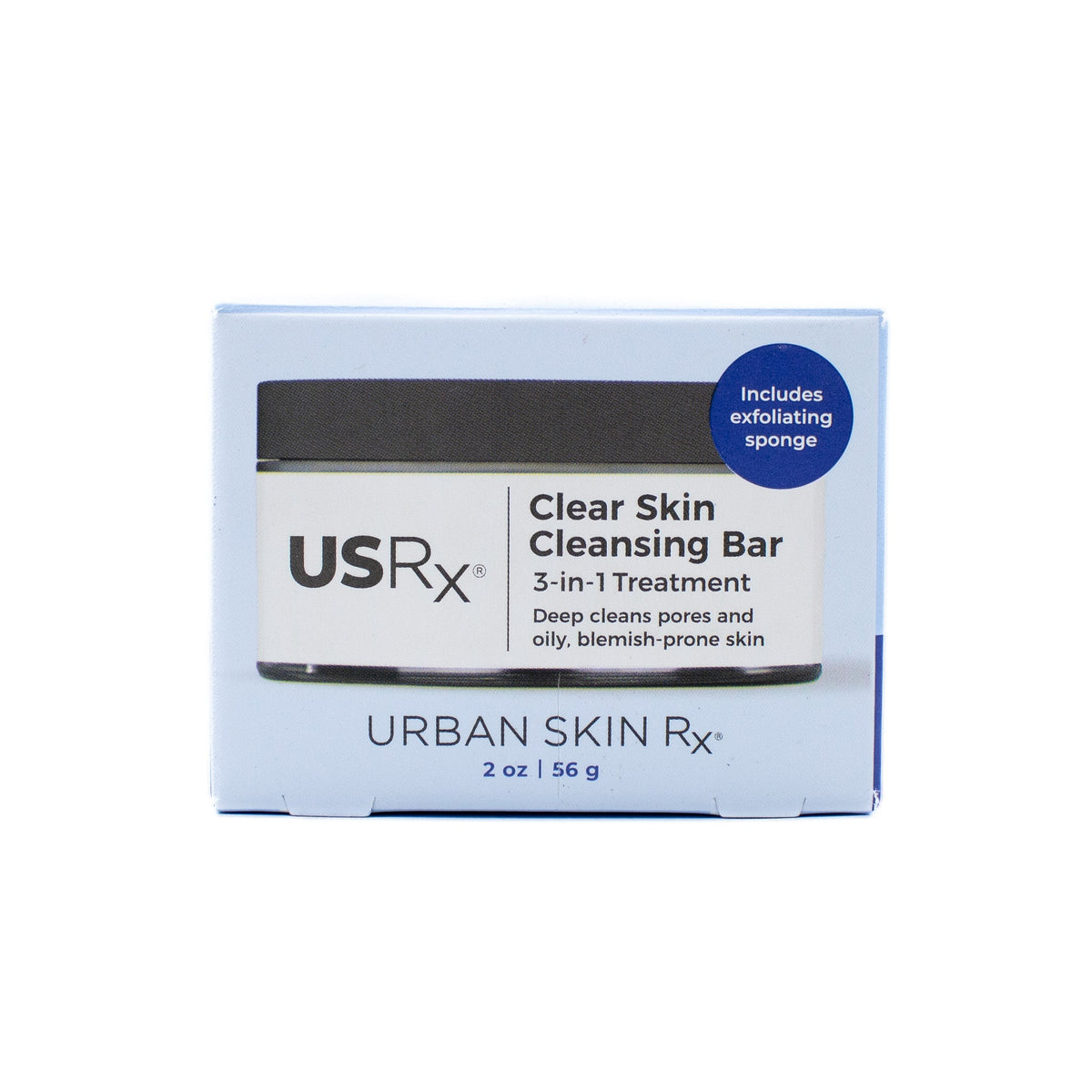URBAN SKIN Rx Clear Skin Cleansing Bar 2oz - New