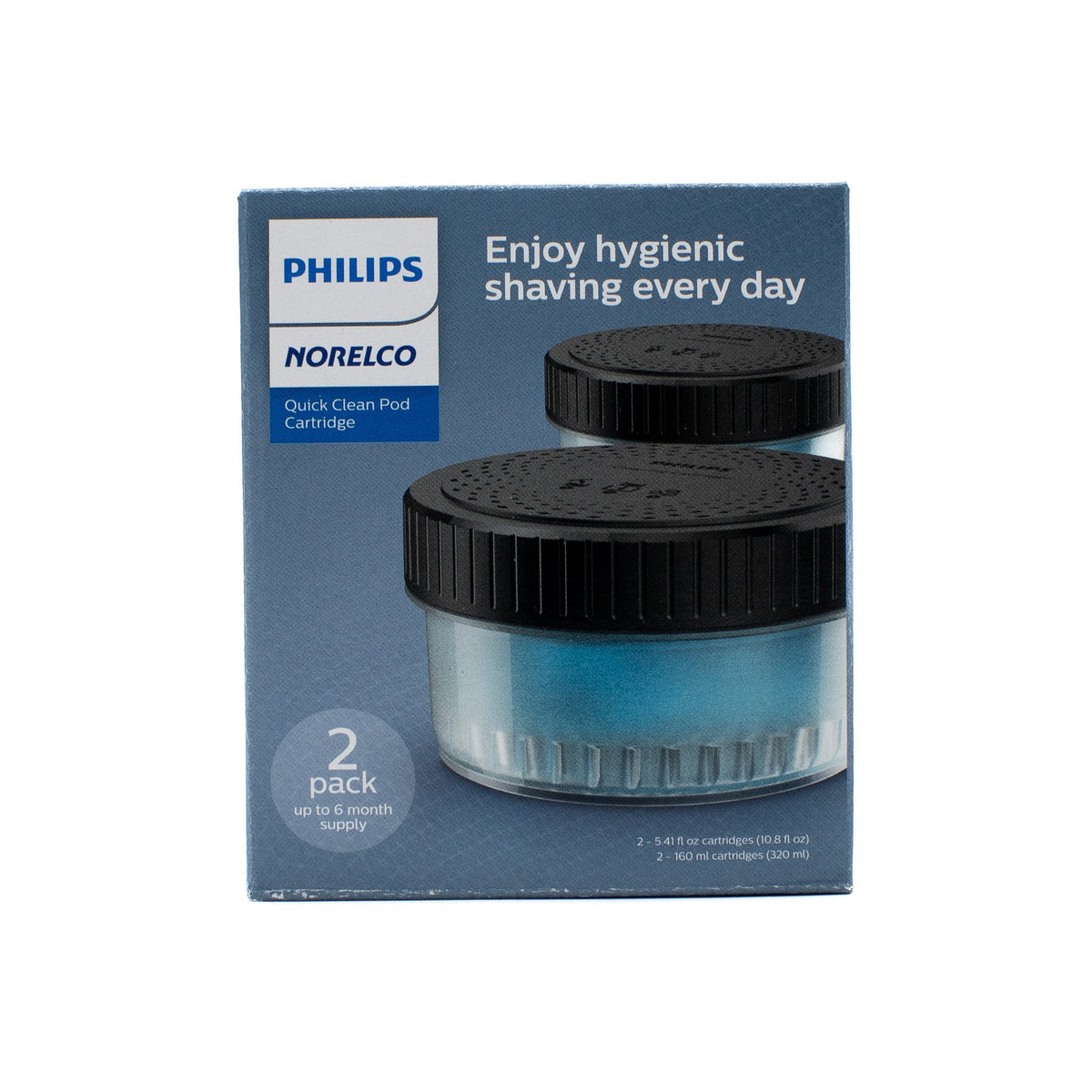 Philips Norelco 2pk Quick Clean Replacement Pods CC12/52 - New