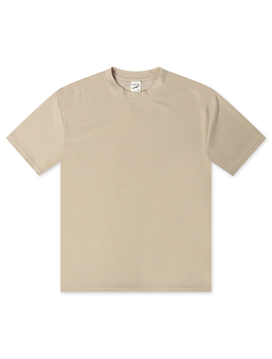 Denim Exchange Knit Tee - Khaki