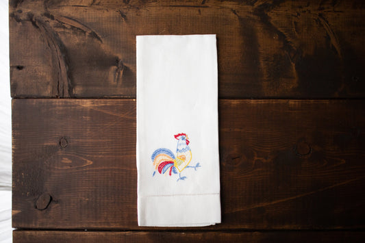 Rooster Tea Towel