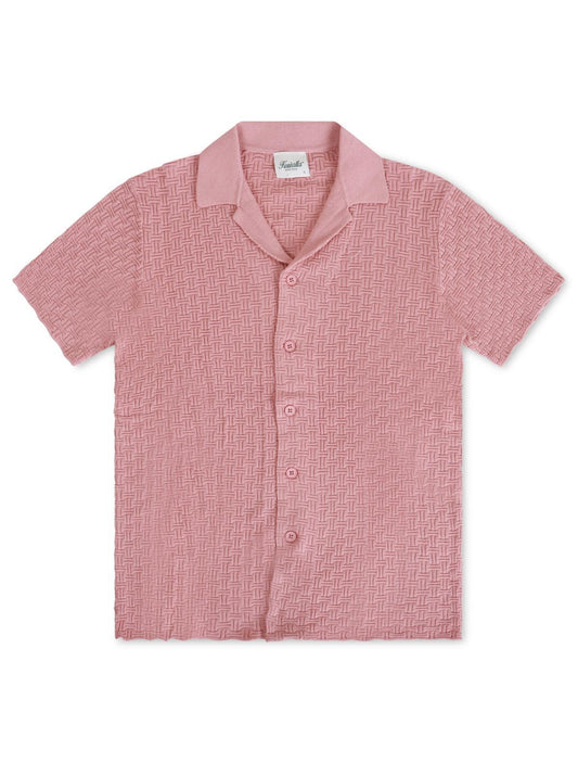 Kuwalla Knit Yacht Shirt - Pink