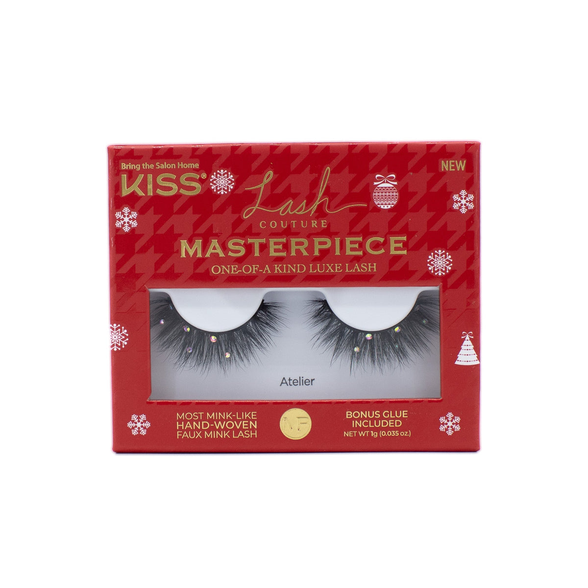 KISS Lash Couture Masterpiece ATELIER Faux Mink Eyelash Extensions - New