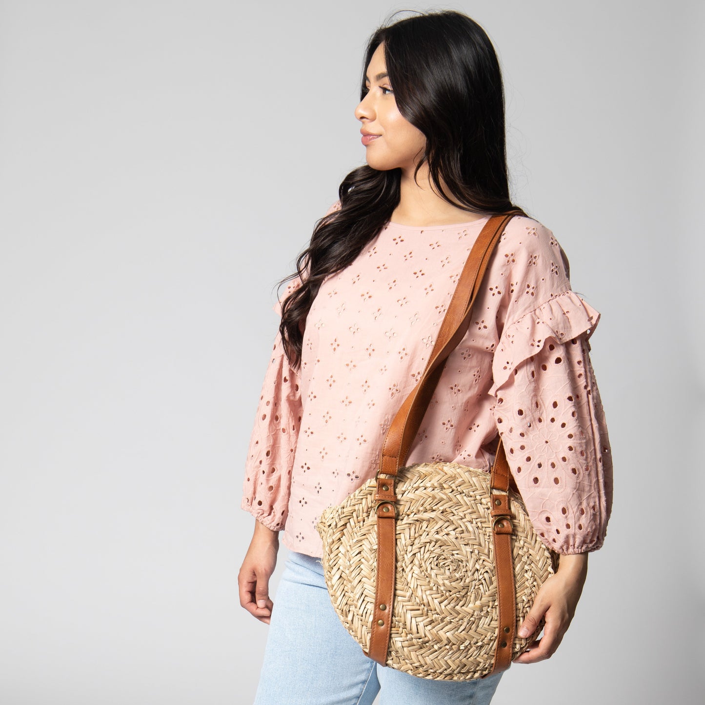 Belle Round Shoulder Bag