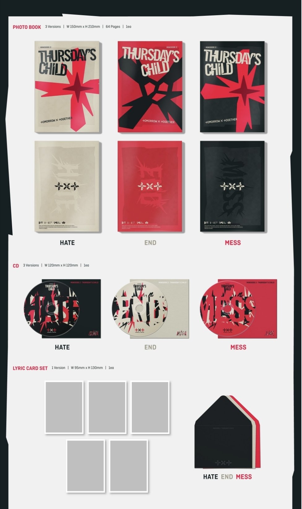 TXT Album - Minisode 2: Thursday's Child