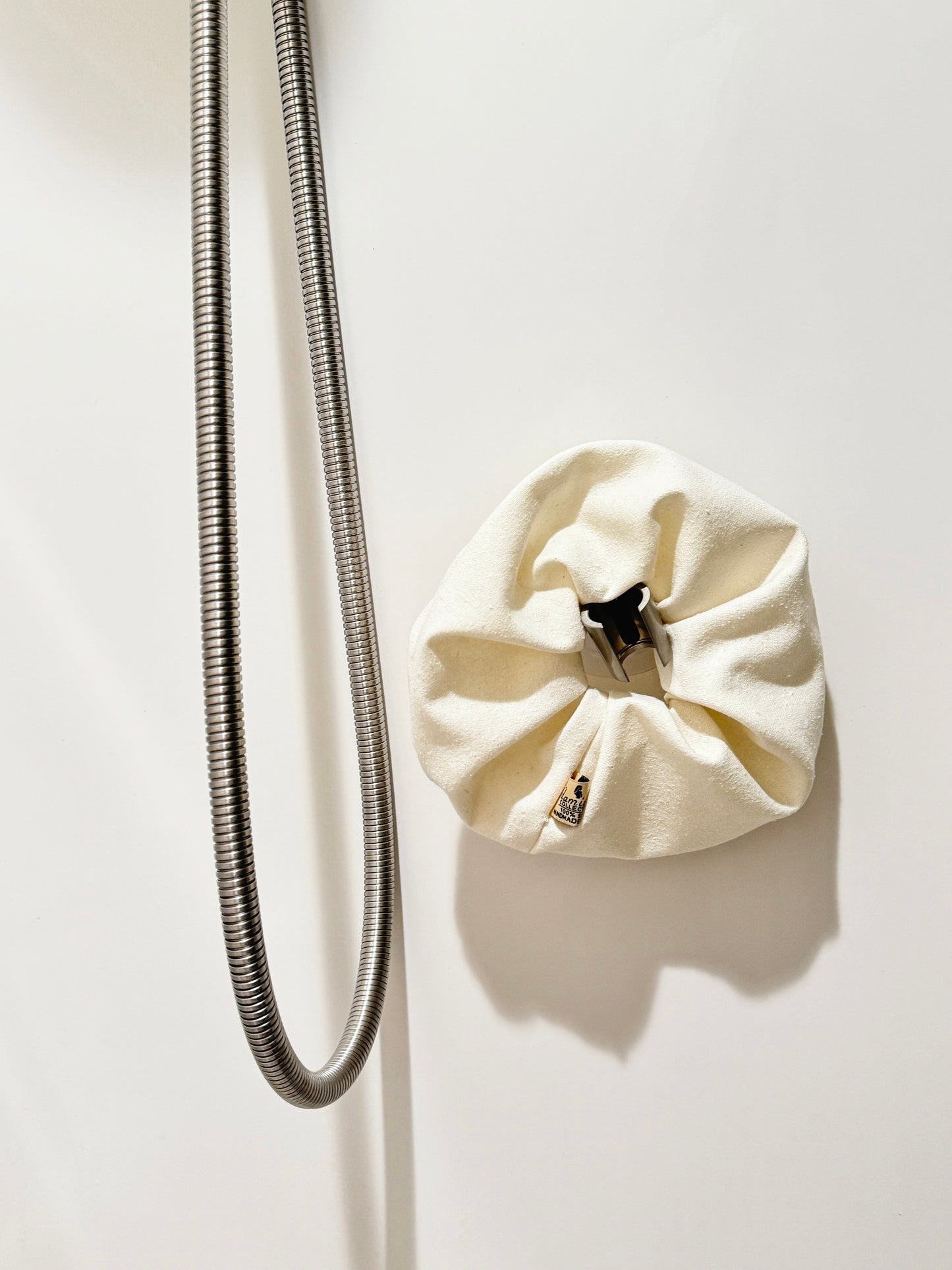 Raw Silk Towel Scrunchie