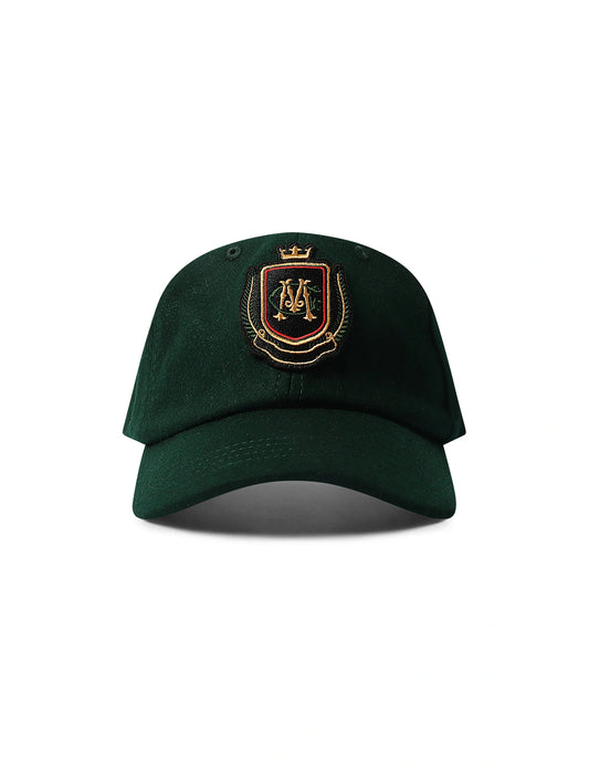 Malbon Crest Dad Hat - Myrtle