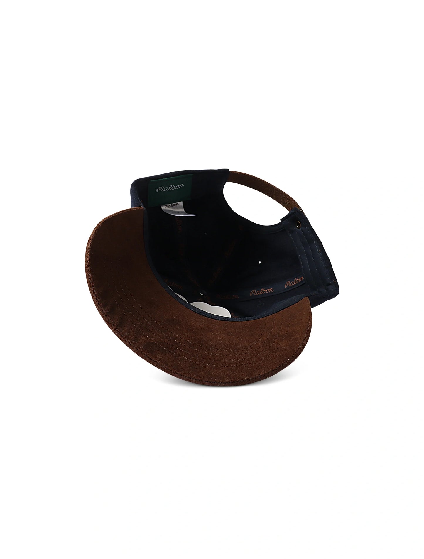 Malbon Script Dad Hat - Navy