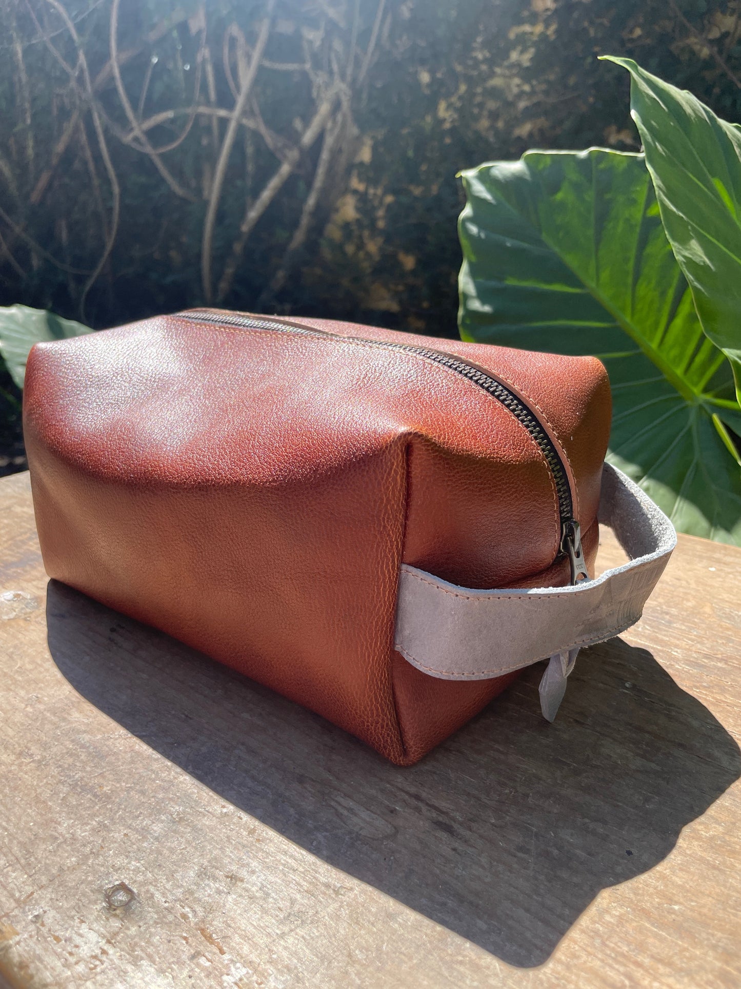 Dopp Kit - Whiskey Cemento
