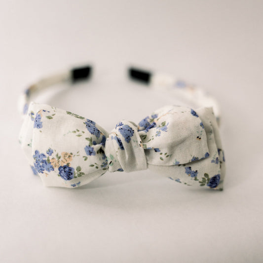 Three Little Bows Headband- Forget-Me-Knot - Osadia Concept Store