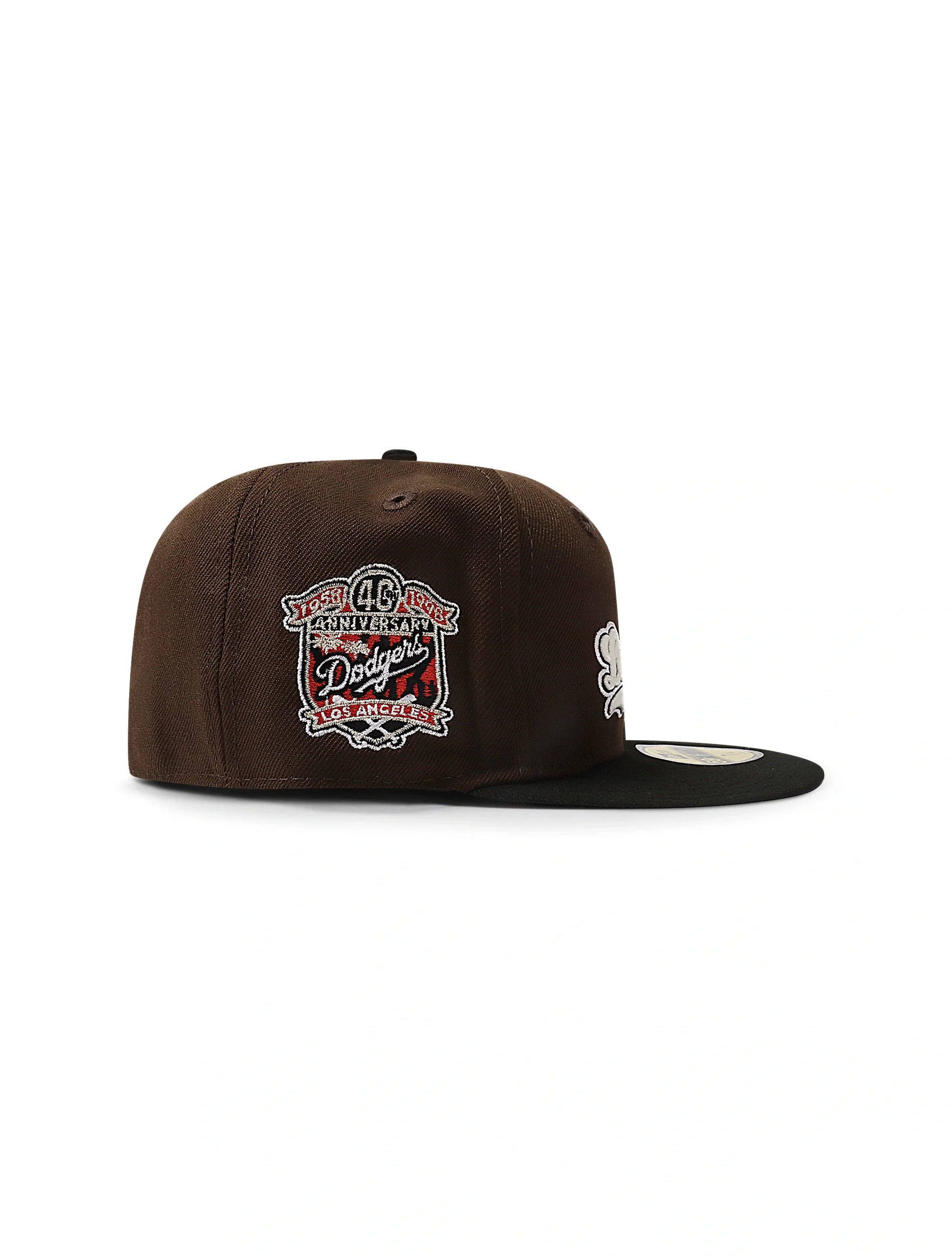 New Era 5950 Dodgers Glow in the Dark Hat - Brown/Black - Osadia Concept Store