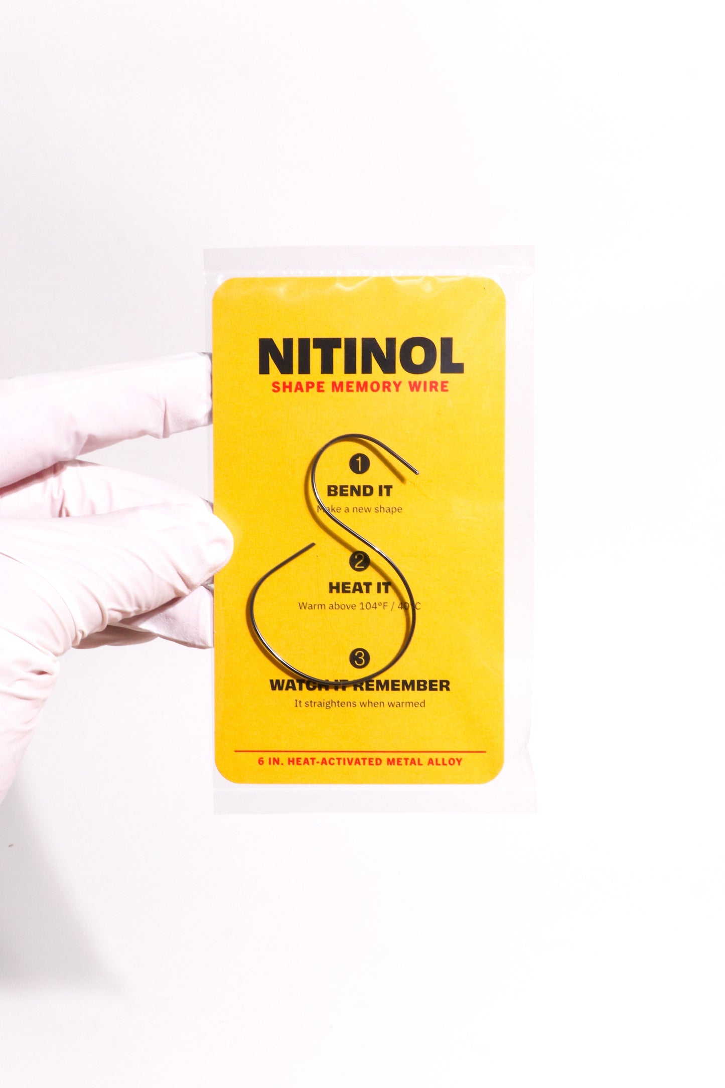 Nitinol Shape Memory Wire - 6"
