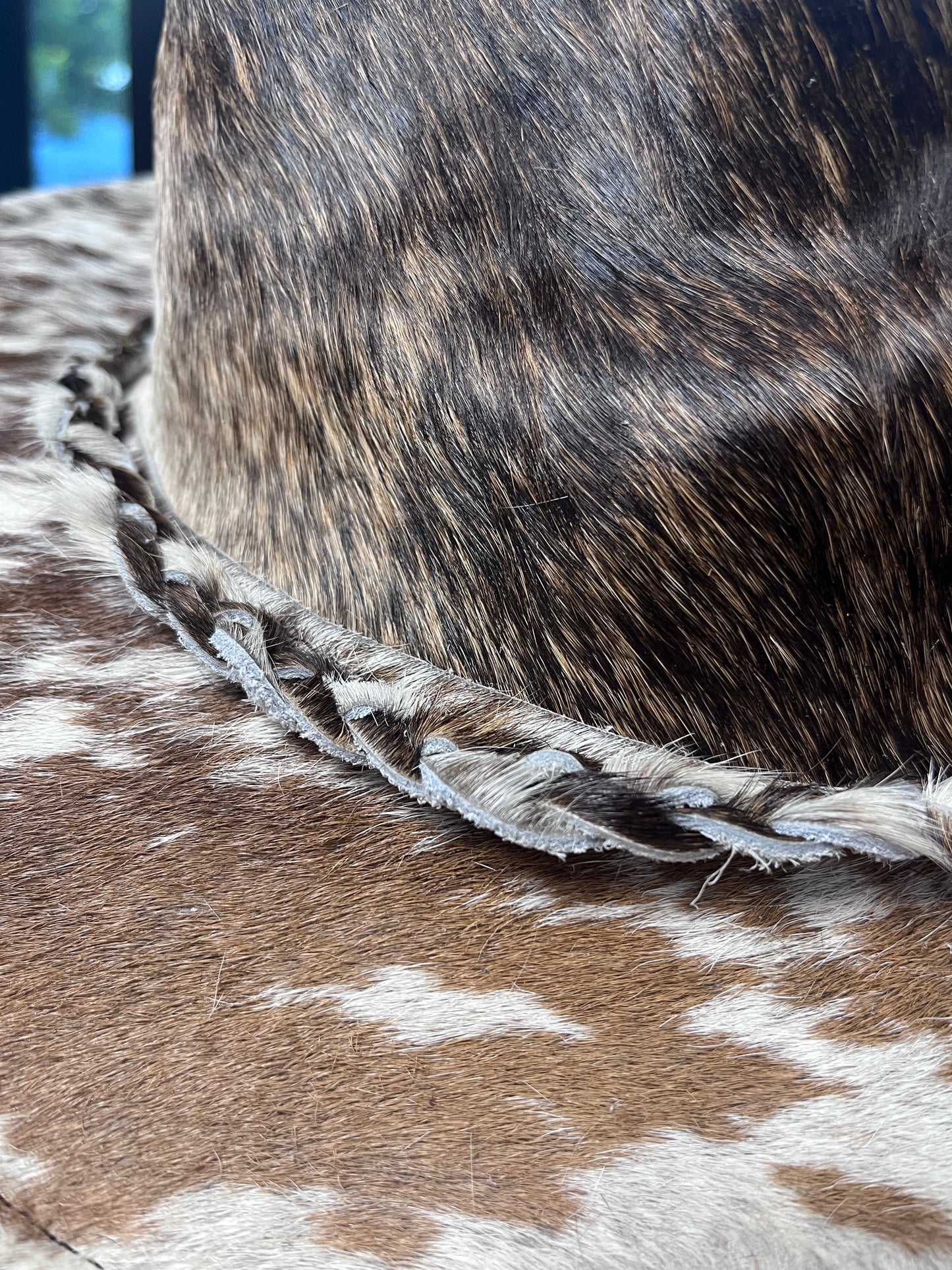 Cowhide Rancher Cowboy Hat - Speckled