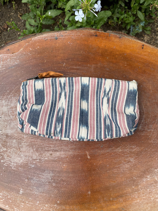 Small Cosmetic Bag - Pink and Blue