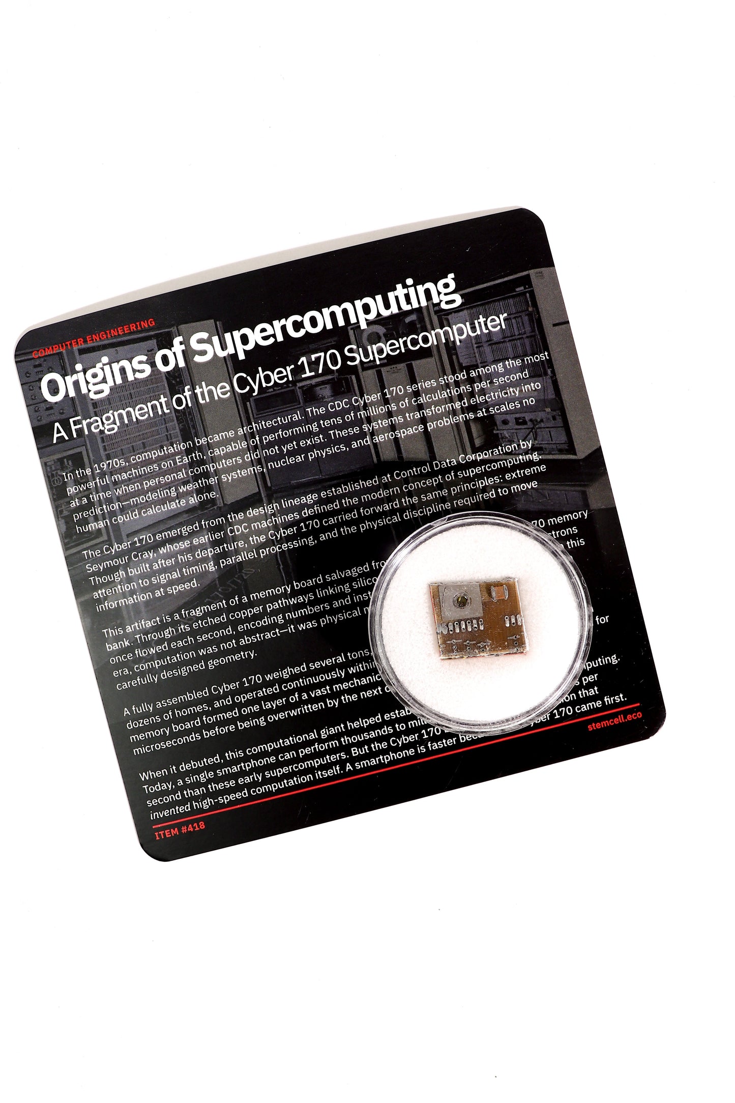 Supercomputer Circuit Board Fragment