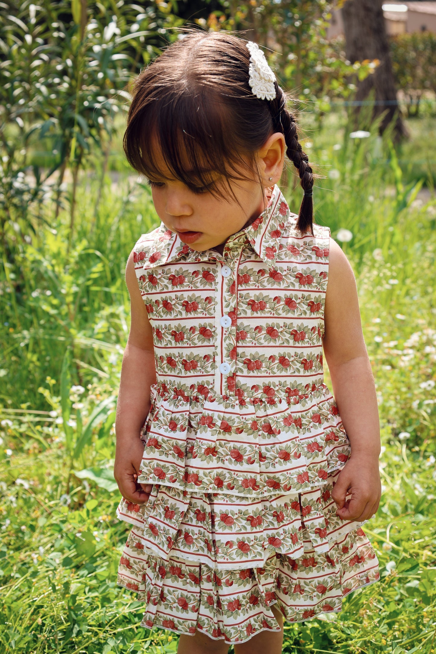 Antoinette Dress- Crimson Harvest