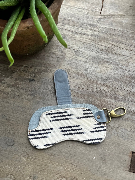 Sunglass Case - Black Stripes