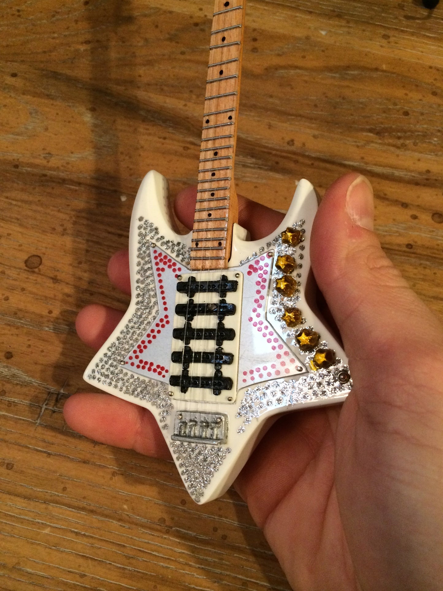 Officially Licensed Bootsy Collins “Space Bass” Miniature Guitar Replica Collectible - Osadia Concept Store