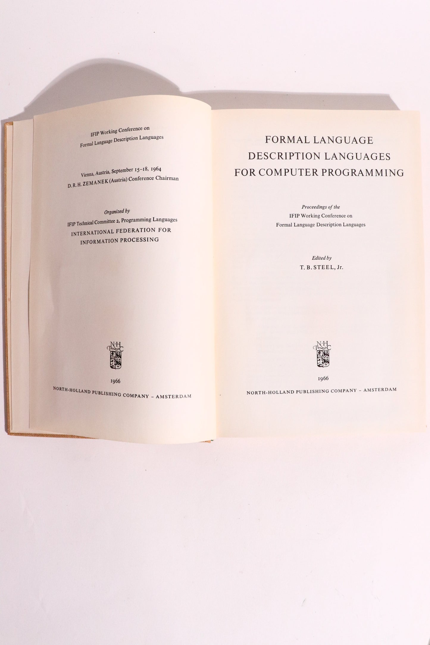Formal Language Description Languages for Computer Programming — T.B. Steel Jr., 1966 | Early Computer Science & Programming Language Theory