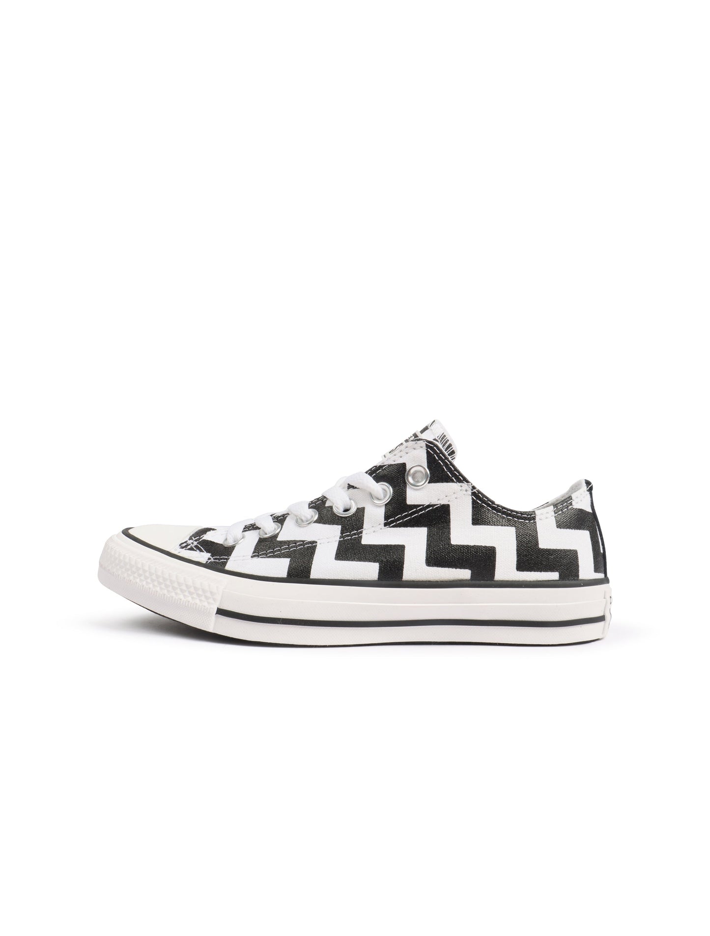 Converse Womens Chuck Taylor Low - White Zigzag