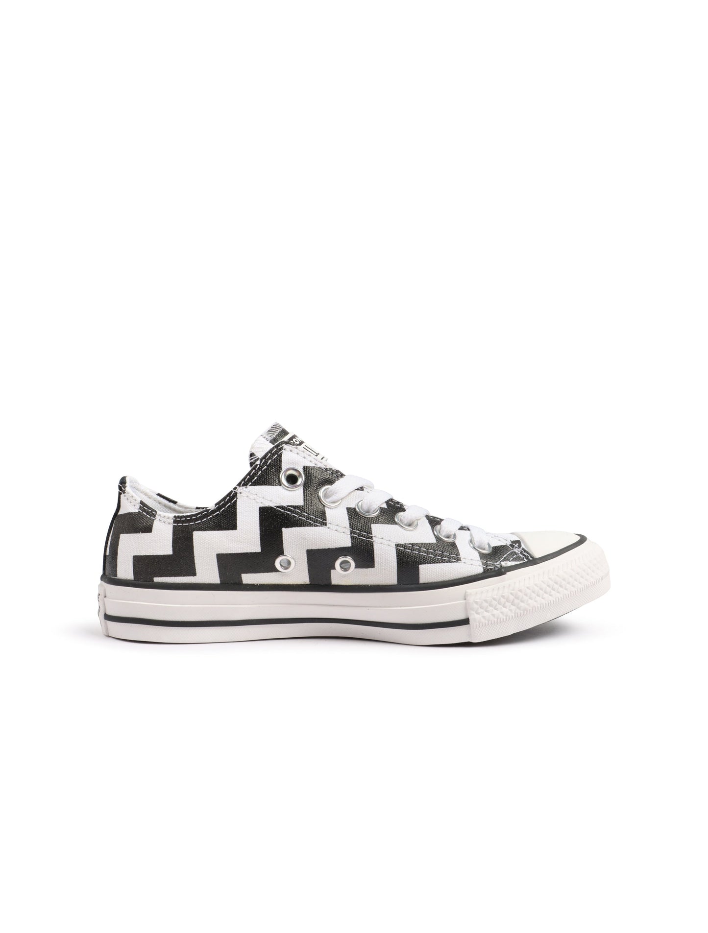 Converse Womens Chuck Taylor Low - White Zigzag