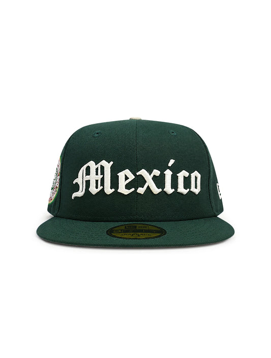New Era 5950 Mexico Fitted Hat - Dark Green
