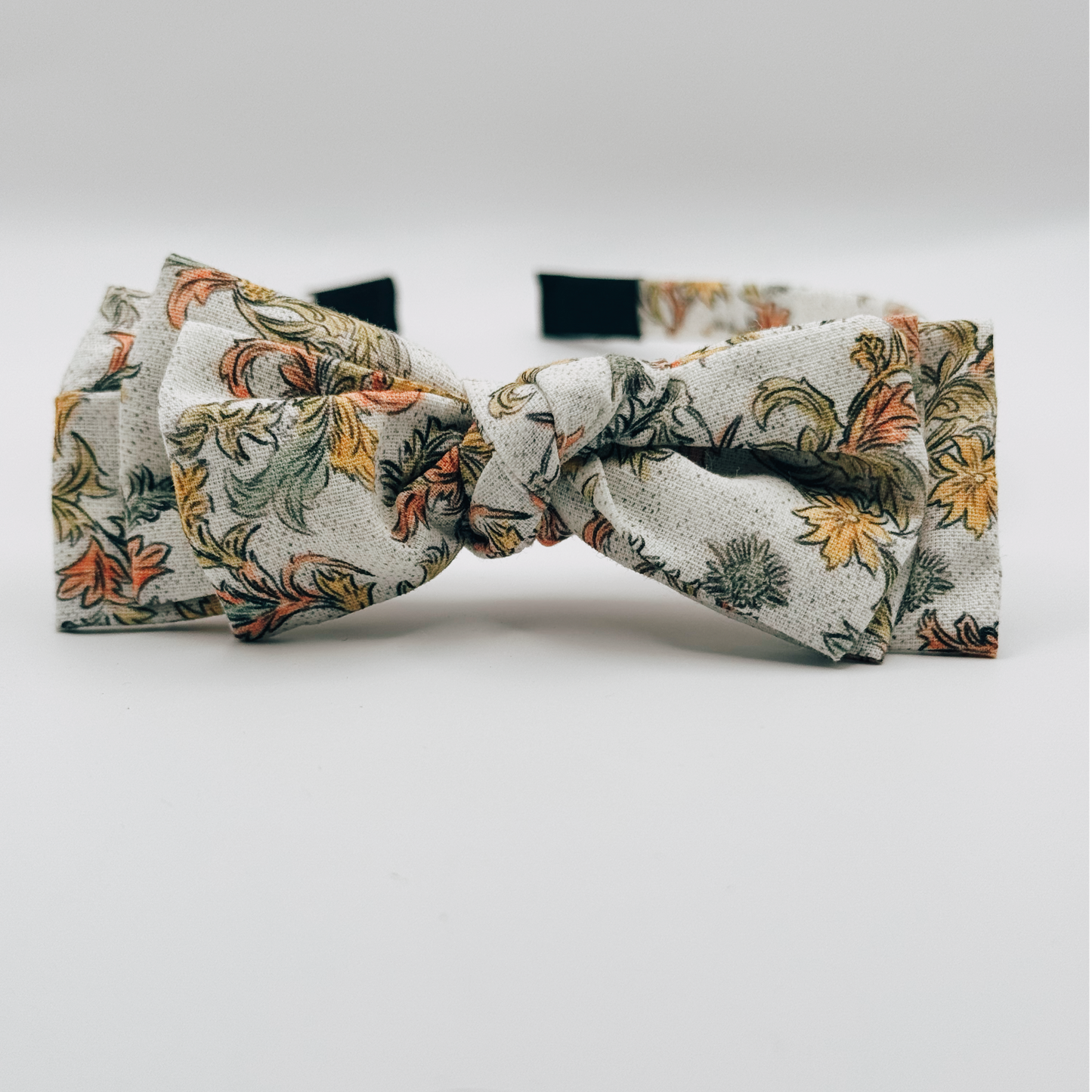 Three Little Bows Headband- Mustard Sage Bloom - Osadia Concept Store