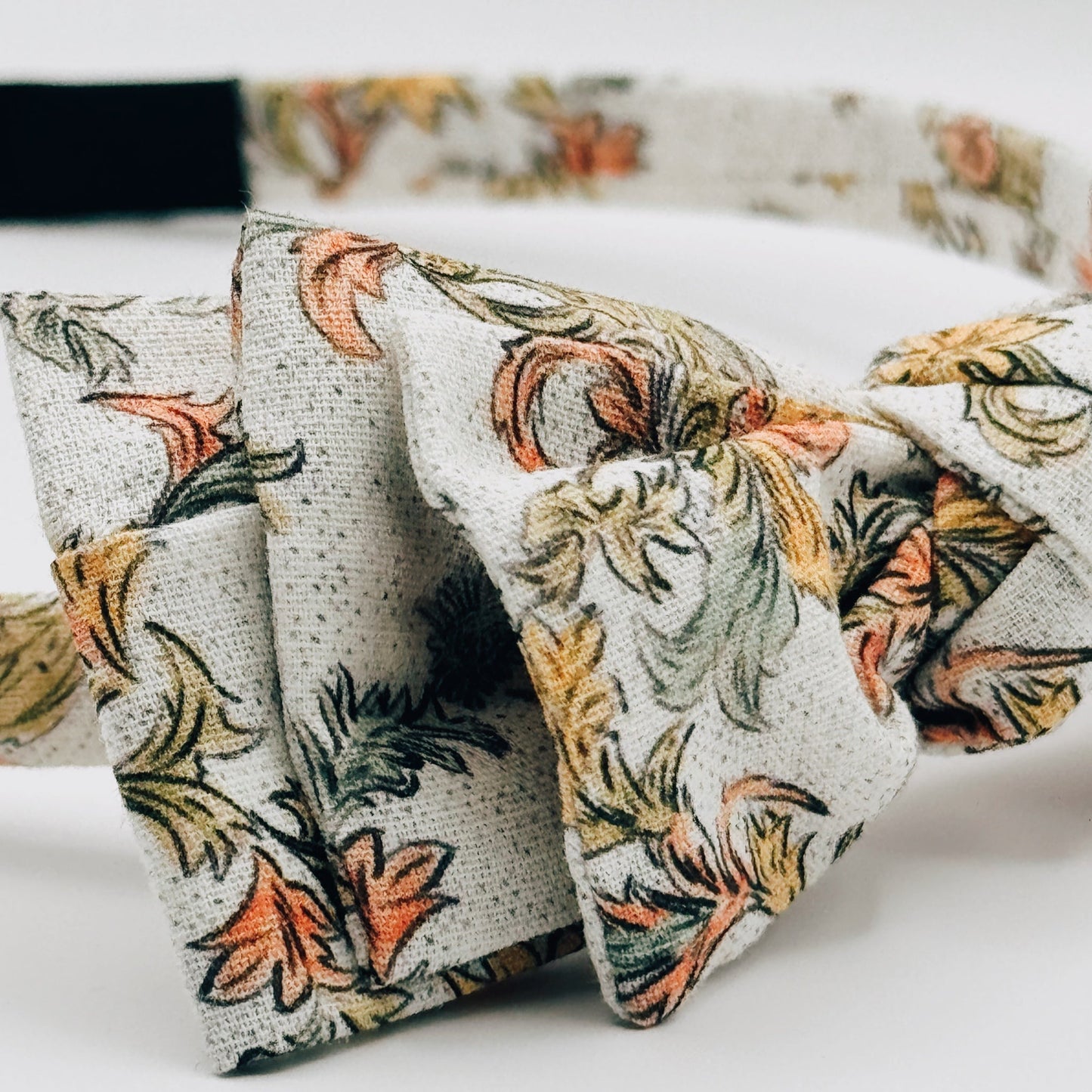 Three Little Bows Headband- Mustard Sage Bloom - Osadia Concept Store