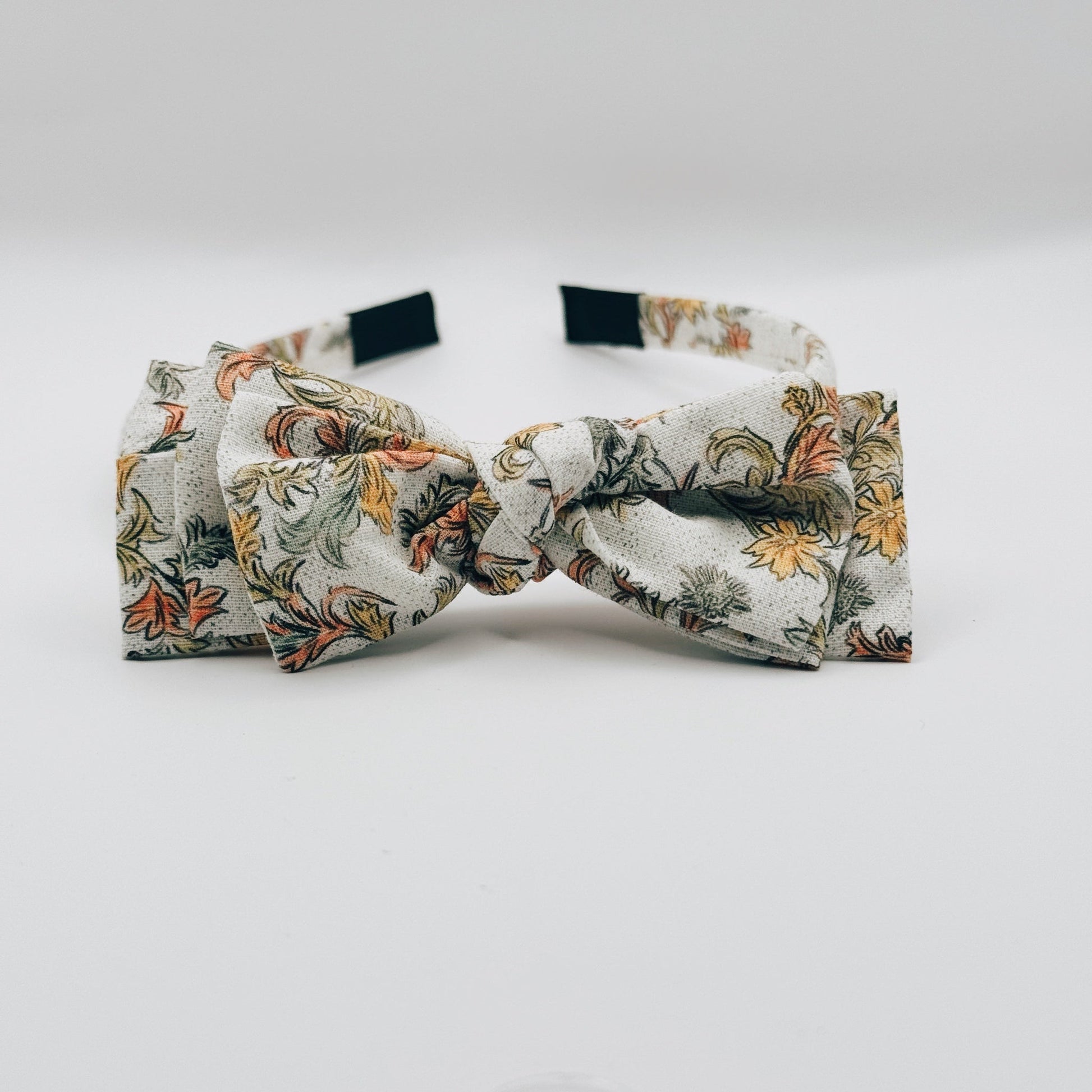 Three Little Bows Headband- Mustard Sage Bloom - Osadia Concept Store