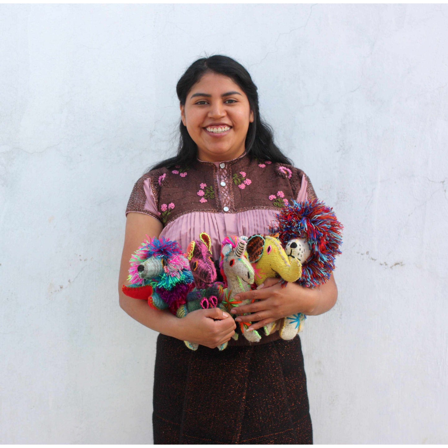 Ellie the Elephant: Repurposed Wool Boho Decor - Mexico