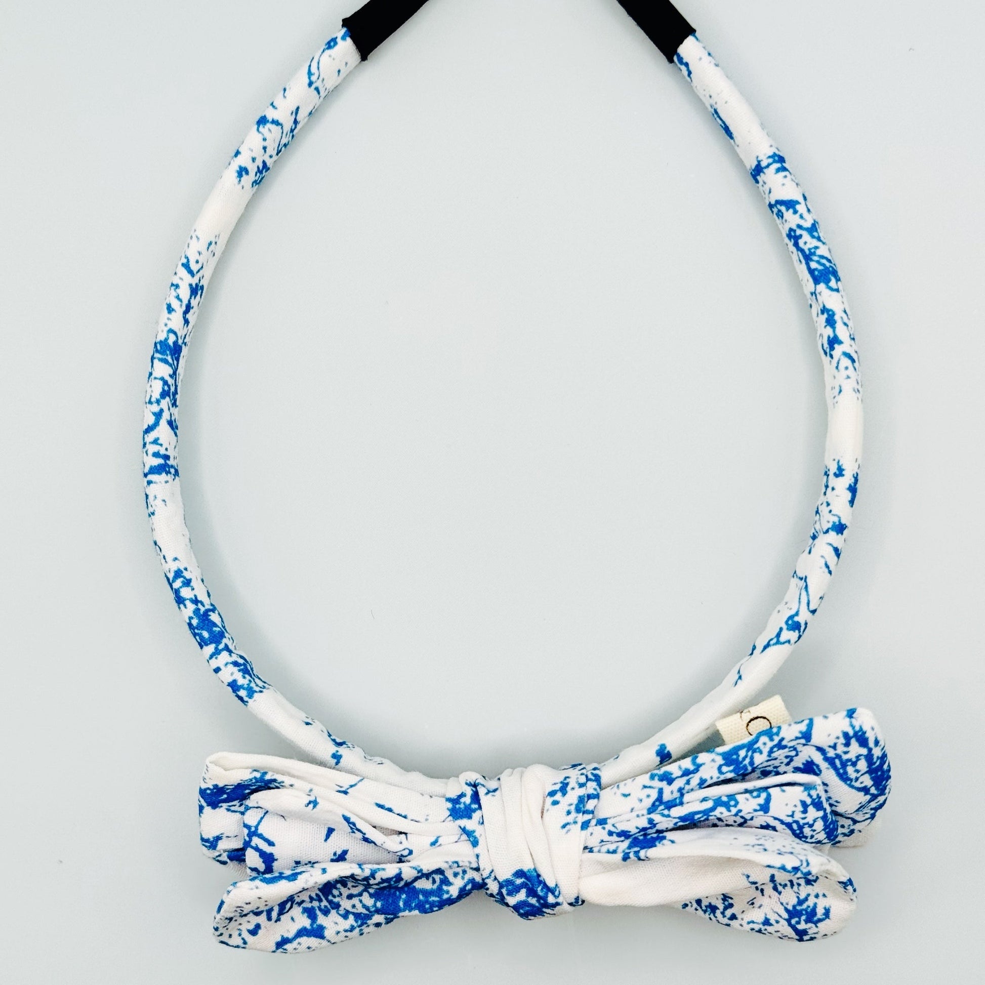 Three Little Bows Headband-Blue Toile - Osadia Concept Store