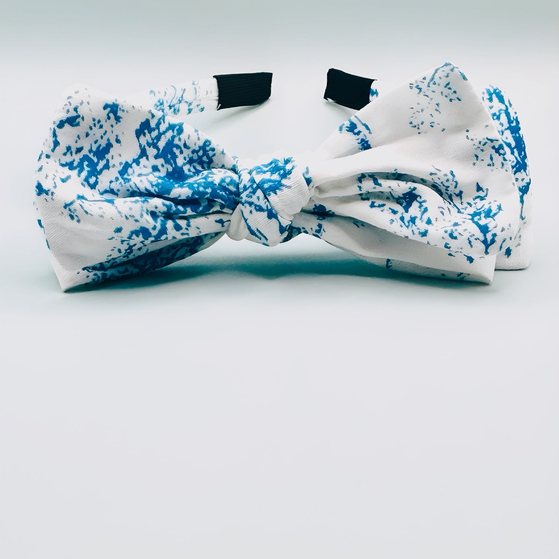 Three Little Bows Headband-Blue Toile - Osadia Concept Store