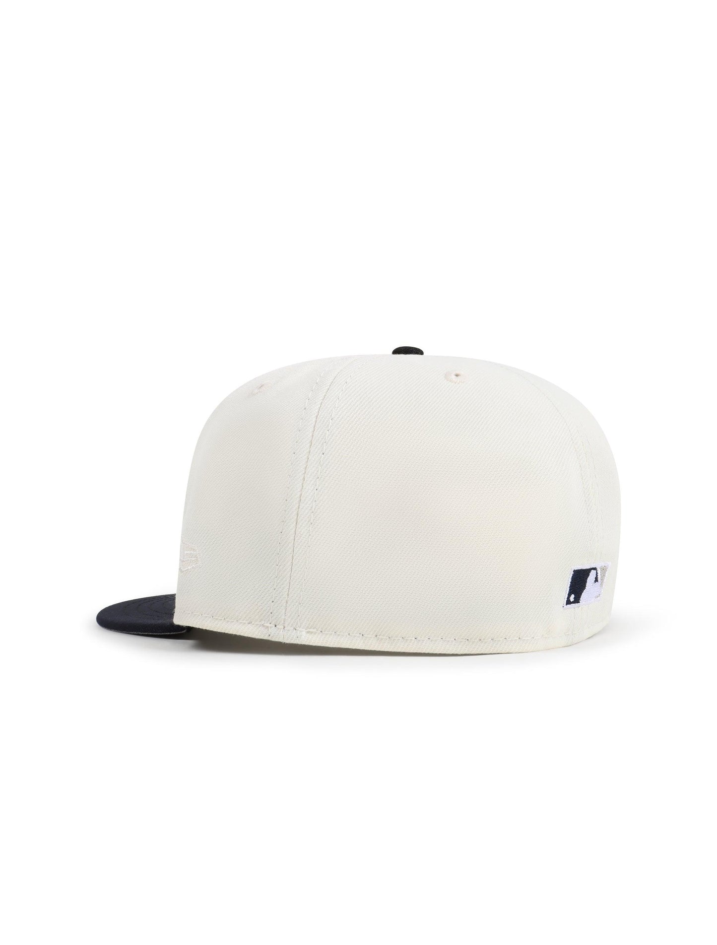 New Era 5950 New York Yankees World Series Patch Hat - Chrome/Navy